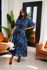 Akara Elegant Ankara Cotton Skirt and Crop Top Set
