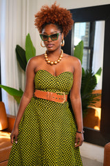 Ugba Strapless Sweetheart Neckline Dress