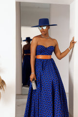 Adiba Strapless Dress - 3 Day Shipping