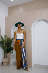 Akuluuno Patchwork Pants Skirt