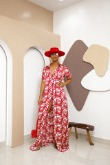 Chiada Silk Ankara Kaftan