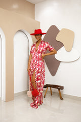 Chiada Silk Ankara Kaftan