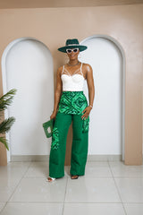 Chibuzor Aso Oke Combat Pant