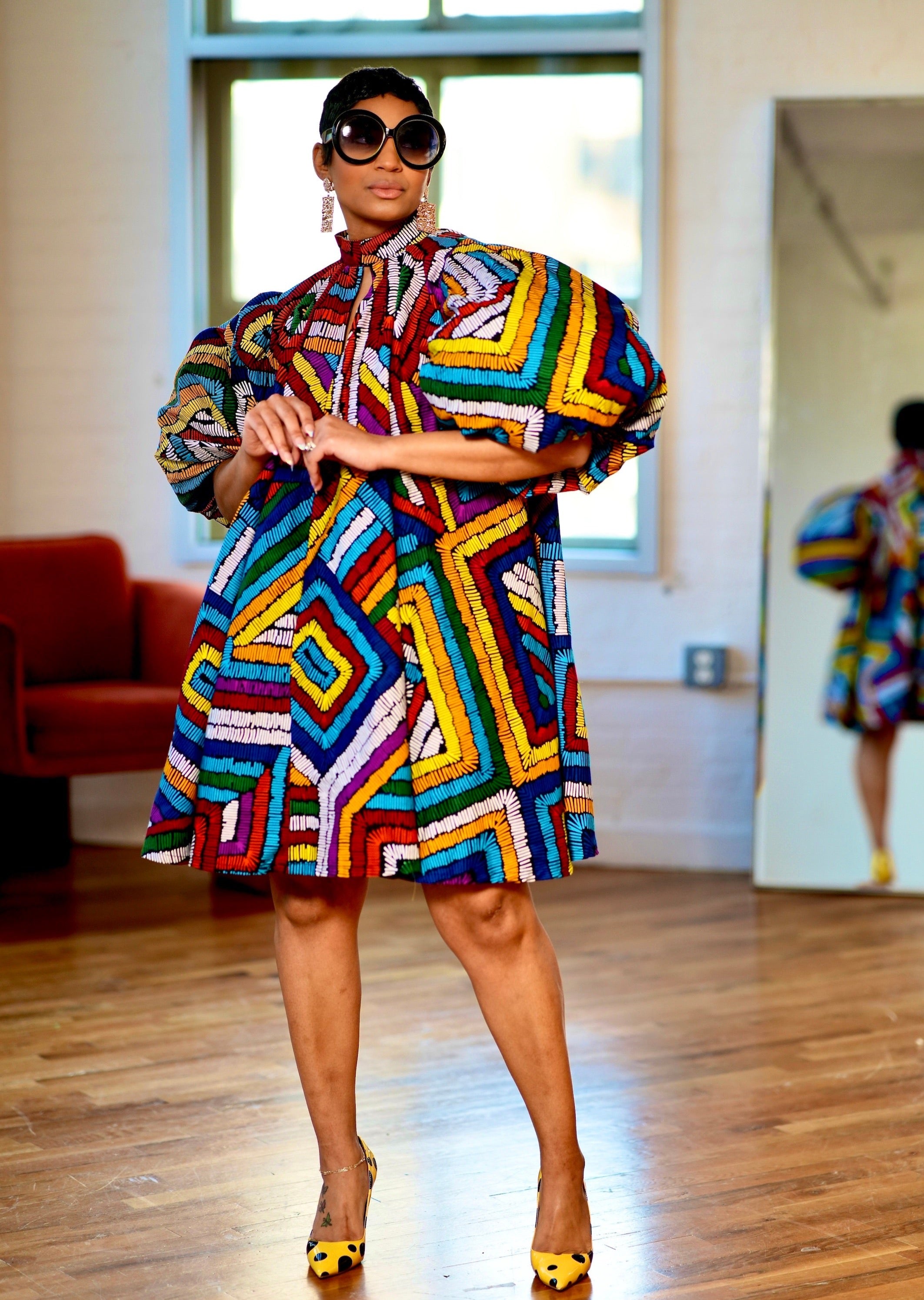 Uli A Line Dress - 3 Day Shipping