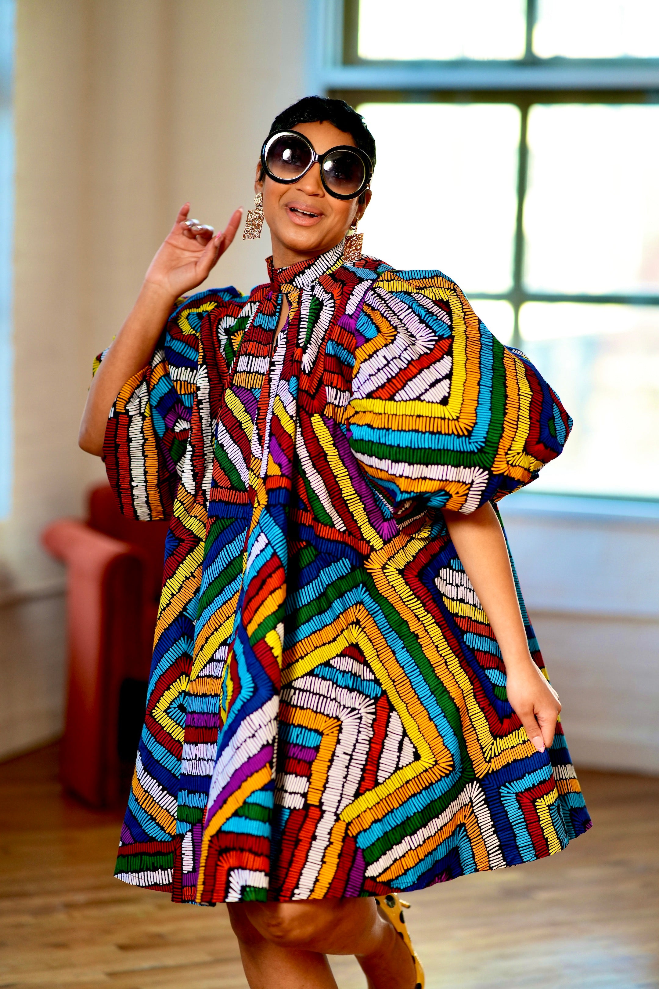 Uli A Line Dress - 3 Day Shipping