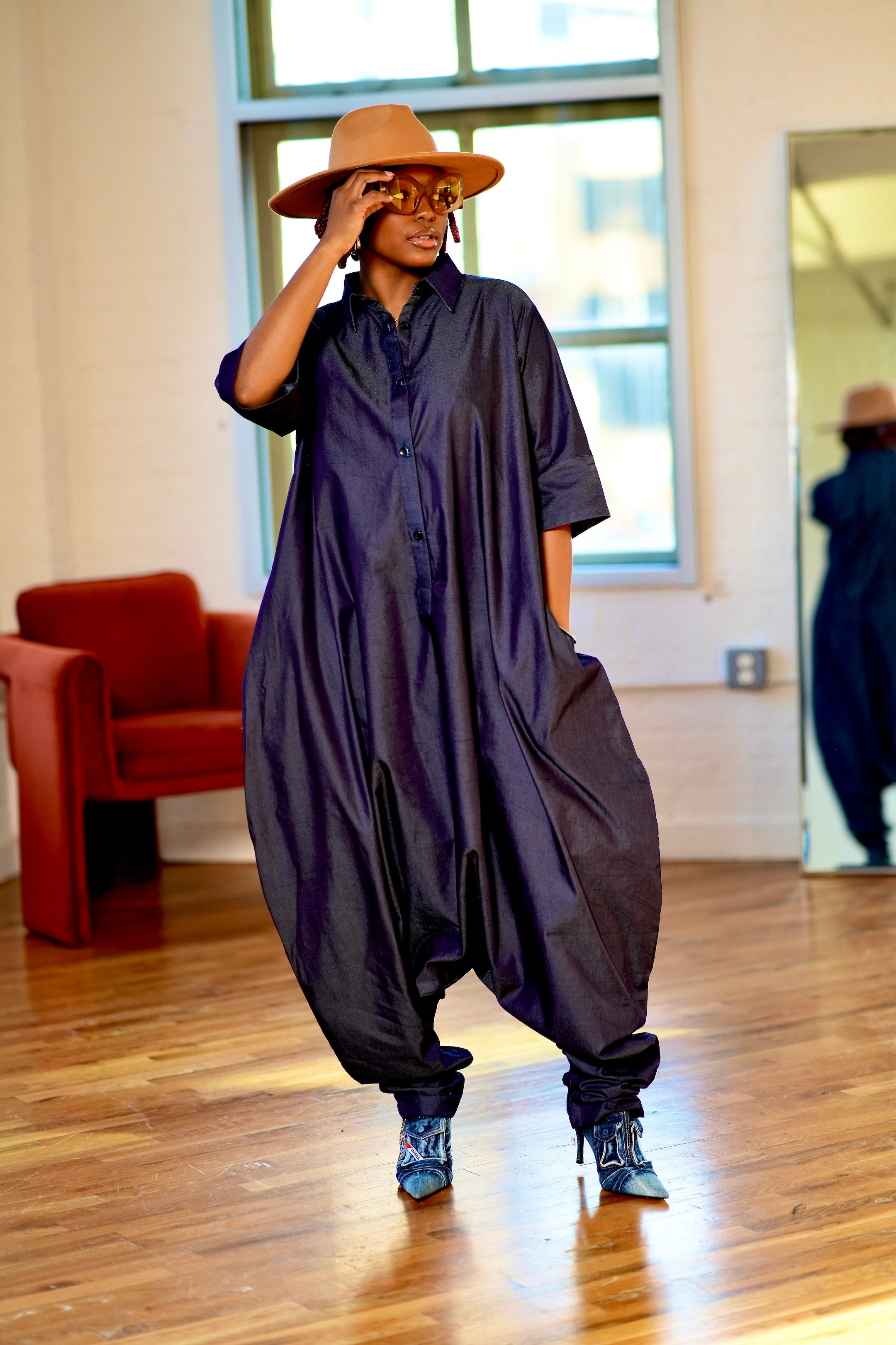 Combinaison en jean Aku