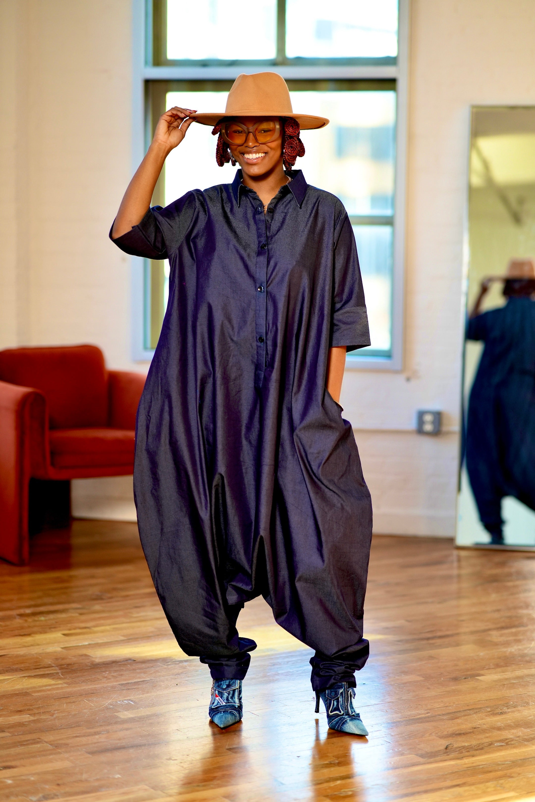 Combinaison en jean Aku