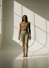 Chera WOMEN'S African Inspired YOGA LEGGINGS