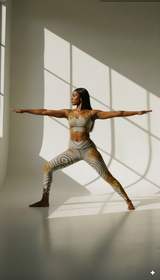 Chera WOMEN'S African Inspired YOGA LEGGINGS