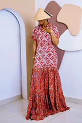 Robe longue caftan Chukwudi