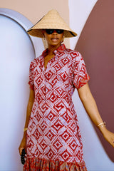 Robe longue caftan Chukwudi