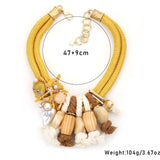 Boho Statement Rope Necklace – Bold Handcrafted Style