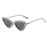 Crystal Heart Luxe Sunglasses