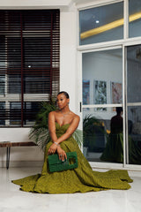 Ugba Strapless Sweetheart Neckline Dress