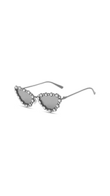 Crystal Heart Luxe Sunglasses