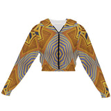 Chera WOMEN'S  African Inspired CHIFFON CROPPED JACKET
