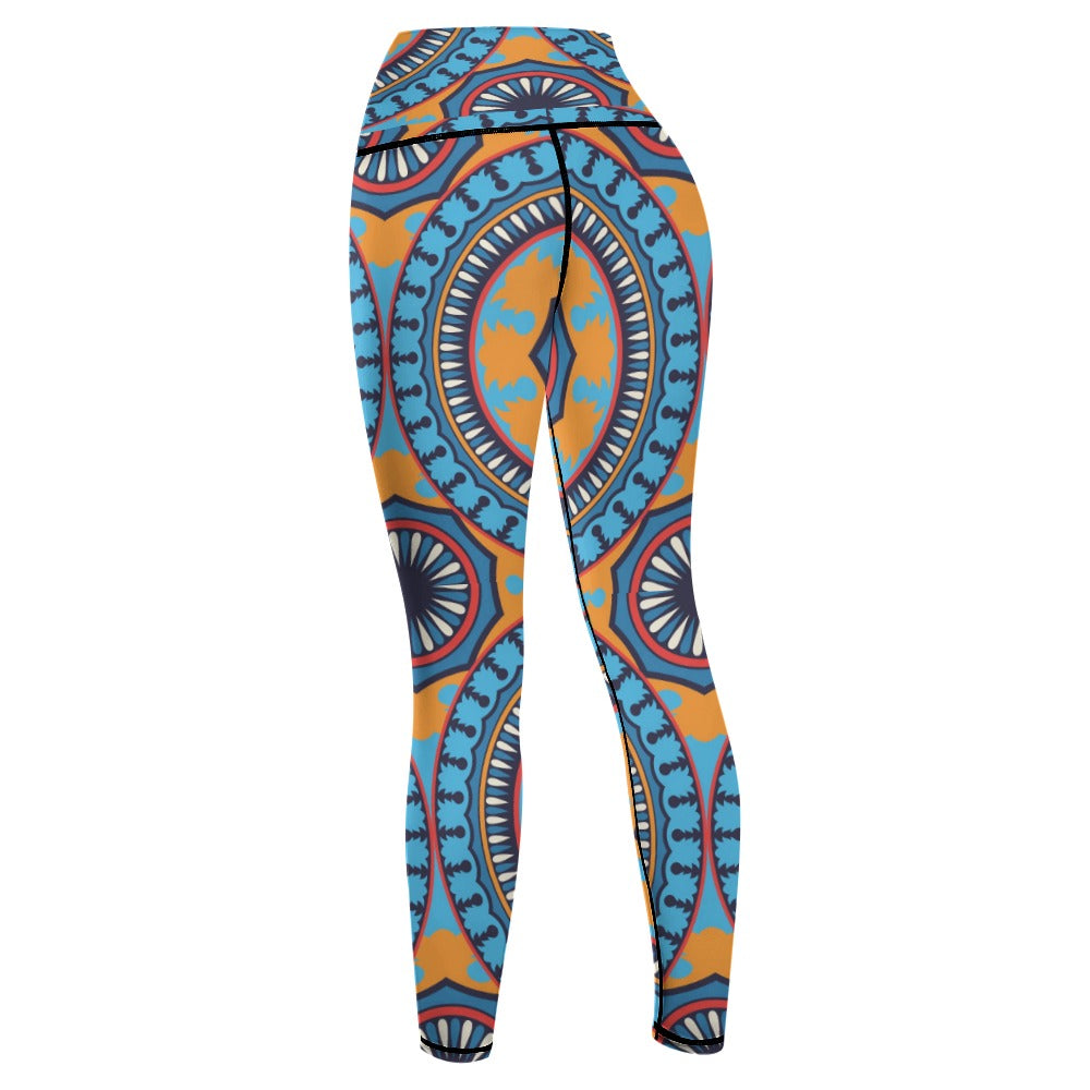 Nala WOMEN'S African Inspired YOGA LEGGINGS