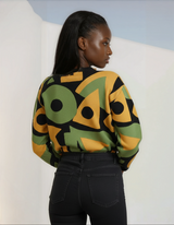 Flaya Women’s African-Inspired Printed Cardigan – Lightweight, Stretch & Stylish