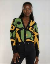 Flaya Women’s African-Inspired Printed Cardigan – Lightweight, Stretch & Stylish