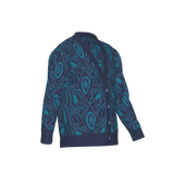 Rue de la Paix Jacquard Knit Cardigan - Versatile Cotton Blend