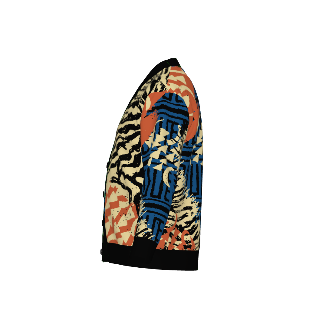 Rue de Rivoli Jacquard Knit Cardigan - Bespoke Artistry