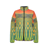 Zeya WOMEN'S African Inspired STAND COLLAR PADDED JACKET