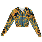 Maka WOMEN'S  African Inspired CHIFFON CROPPED JACKET