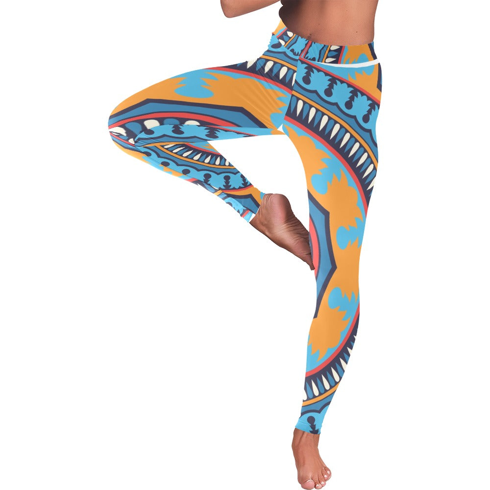 Women's  All-Over Low Rise Leggings (Model L05)