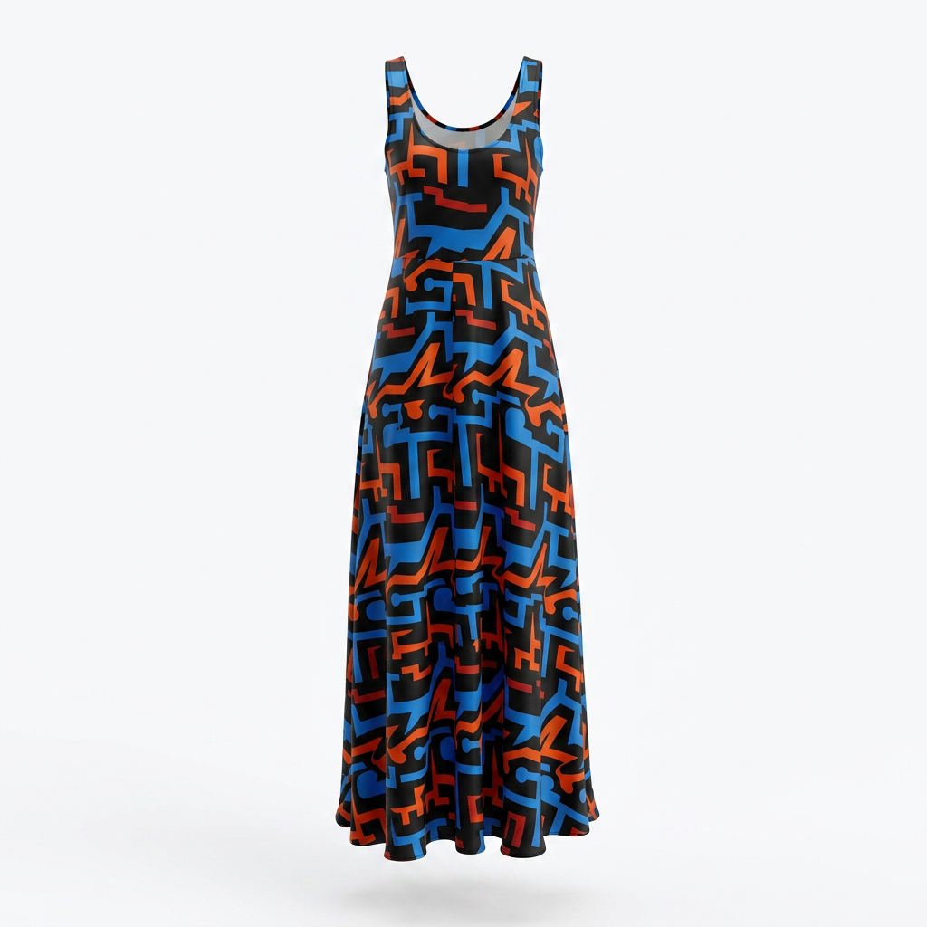 Obolodi Rue de la Paix Silk Blend Maxi Dress - Parisian Chic