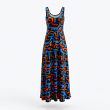Obolodi Rue de la Paix Silk Blend Maxi Dress - Parisian Chic