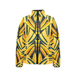 Eshe Women's Stand Collar Padded Jacket – All-Over Print