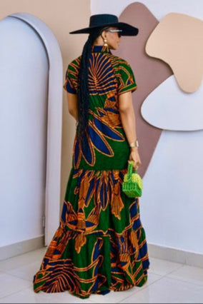 Robe longue caftan Chukwudi