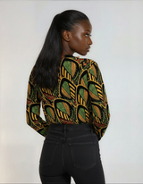 Pela Women’s African-Inspired Printed Cardigan – Lightweight, Stretch & Stylish