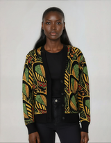 Pela Women’s African-Inspired Printed Cardigan – Lightweight, Stretch & Stylish