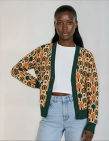 Kesa Women’s African-Inspired Printed Cardigan – Lightweight, Stretch & Stylish