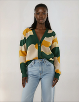 Akama Women’s African-Inspired Printed Cardigan – Lightweight, Stretch & Stylish