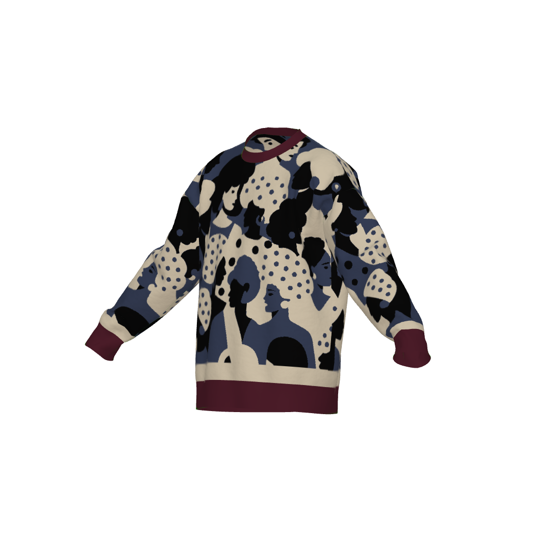 Roaring Mary Knit Sweater - Blue