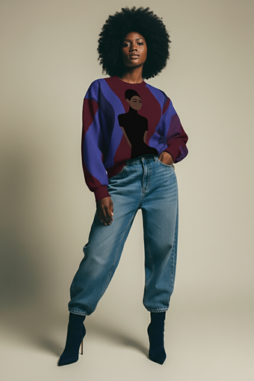 Regal Shadow Knit Sweater