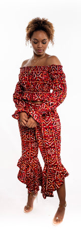 Umdaniso Crop Top and Pants - FINAL SALE