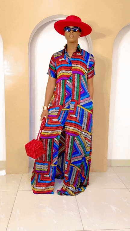 Ndeunoh Silk Ankara Kaftan