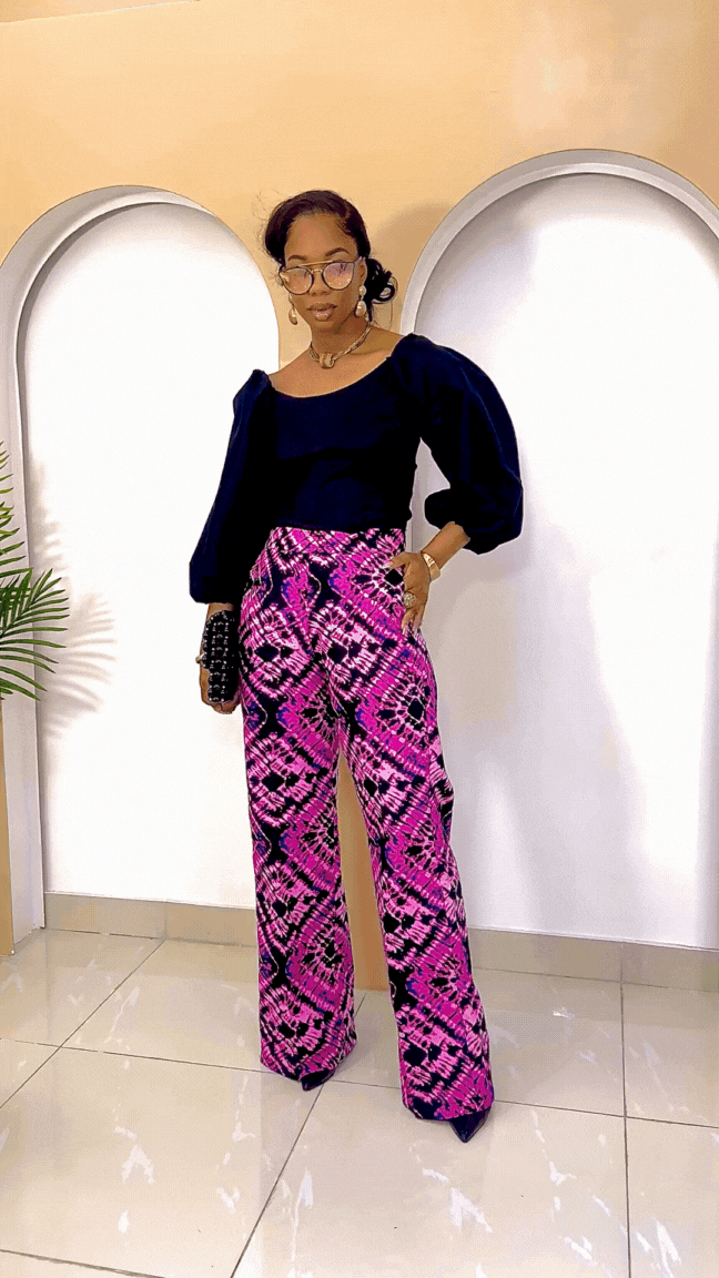 Pantalón ancho Ugwukaego Ankara