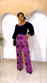 Pantalón ancho Ugwukaego Ankara