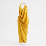 Abiacham Silk-Blend Maxi Dress - Elegant Evening Wear