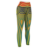 Zeya WOMEN'S African Inspired YOGA LEGGINGS