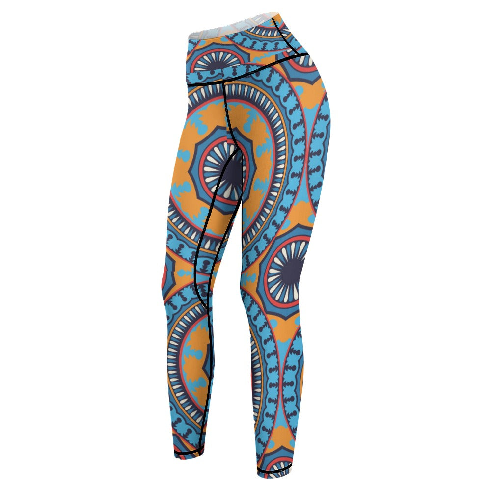 Nala WOMEN'S African Inspired YOGA LEGGINGS