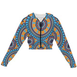 Nala WOMEN'S  African Inspired CHIFFON CROPPED JACKET