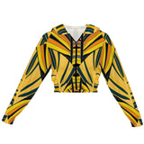 Eshe Women's Zip-Up Cropped Sweatshirt – Air Layer Comfort