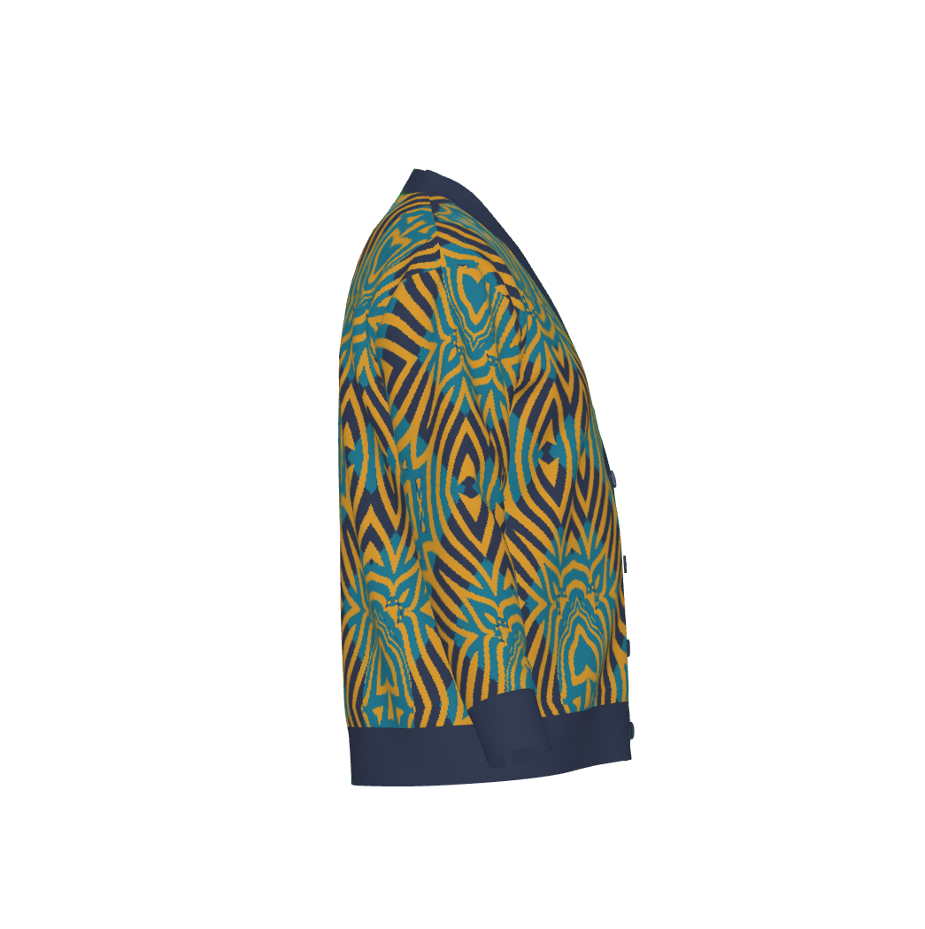 Maka Women’s African-Inspired Printed Cardigan – Lightweight, Stretch & Stylish