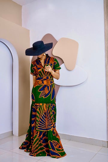 Robe longue caftan Chukwudi