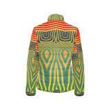 Zeya WOMEN'S African Inspired STAND COLLAR PADDED JACKET